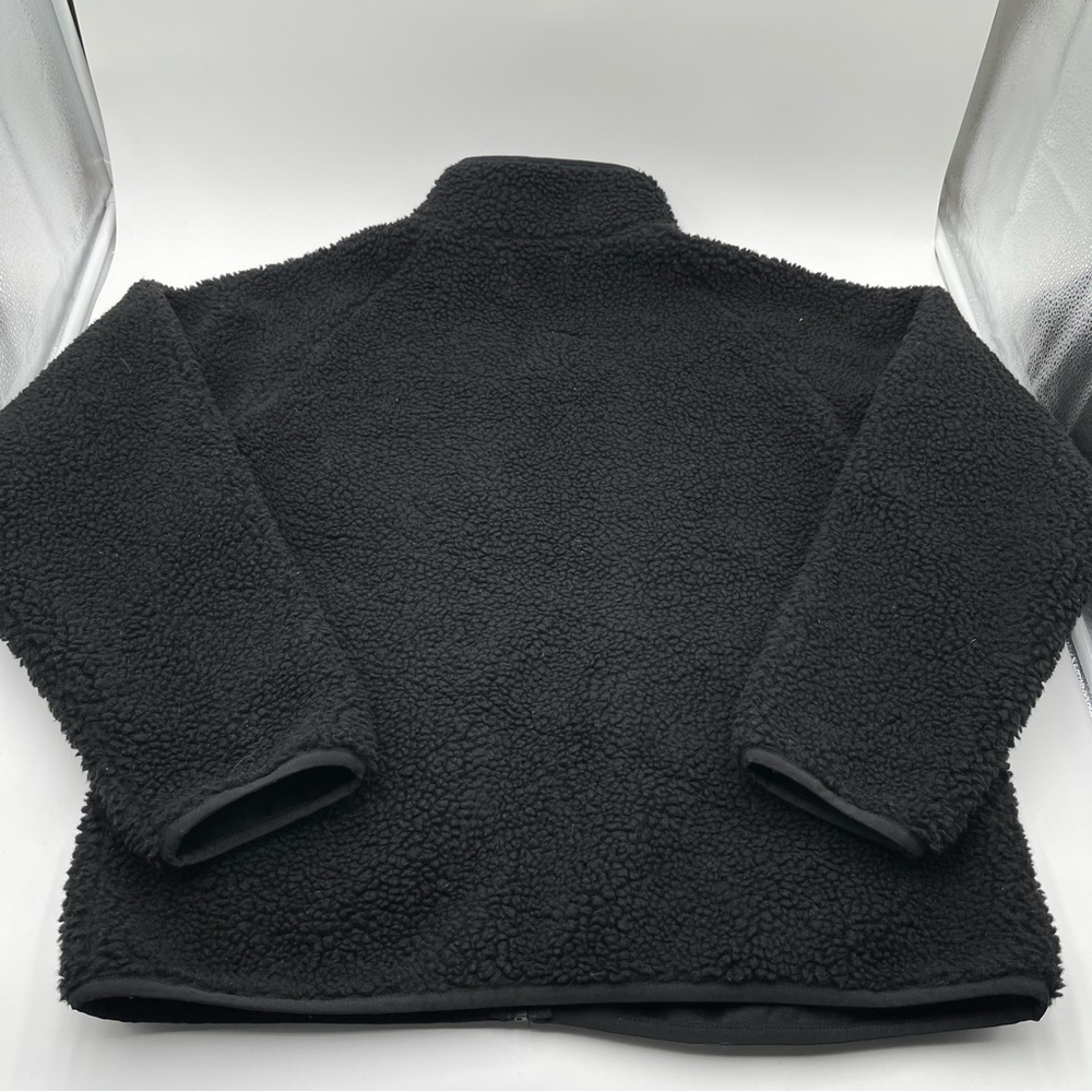 Disney Fleece Jacket Adult Large Black Mickey Mouse Full Zip Embroidered Lined - Picture 7 of 13